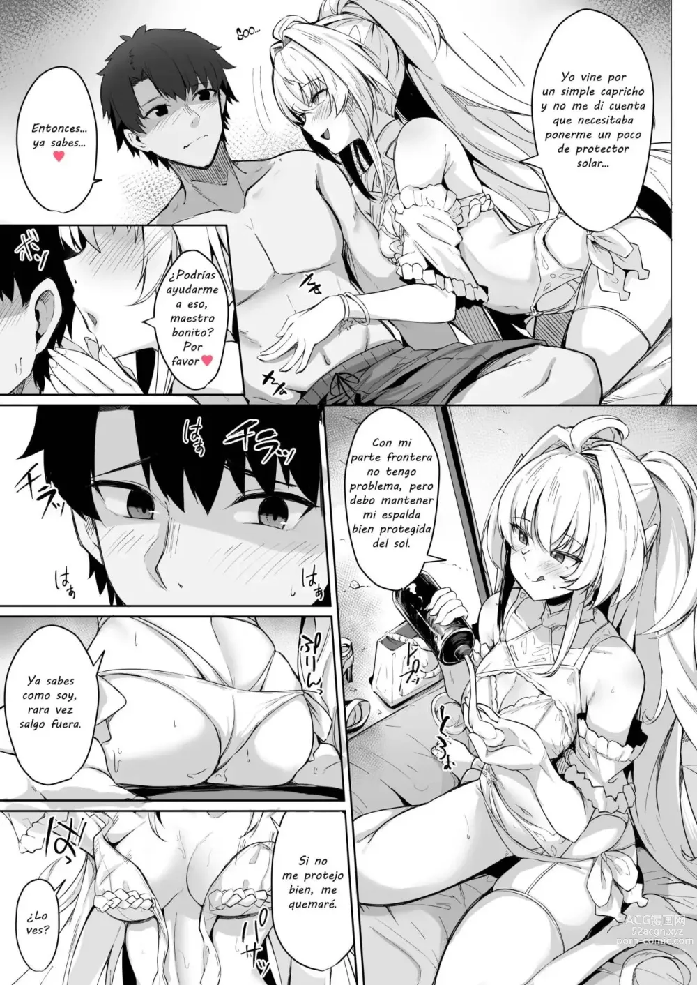 Page 5 of doujinshi Manatsu no Chaldea Summer Vacation Lady Avalon Hen