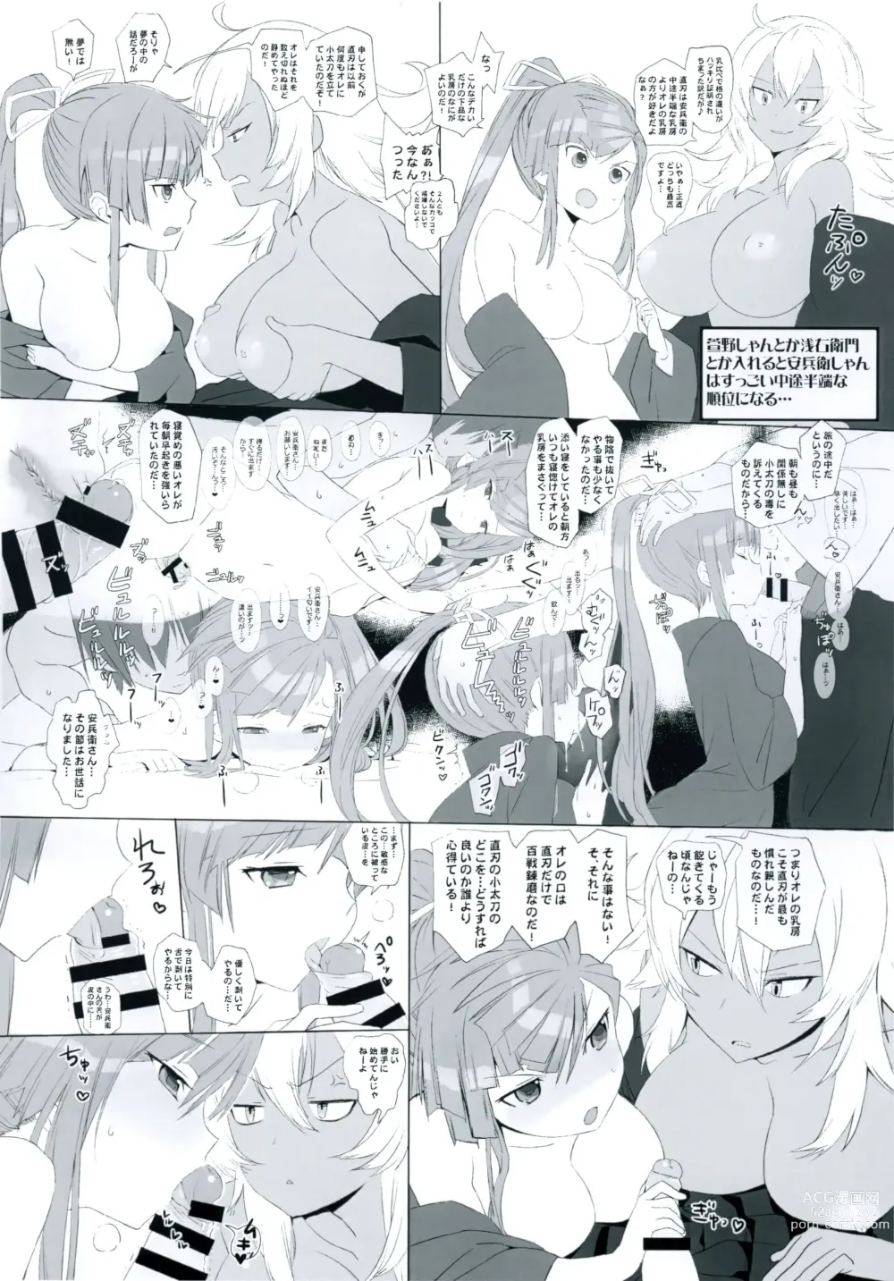 Page 2 of doujinshi Koufuku Zensha