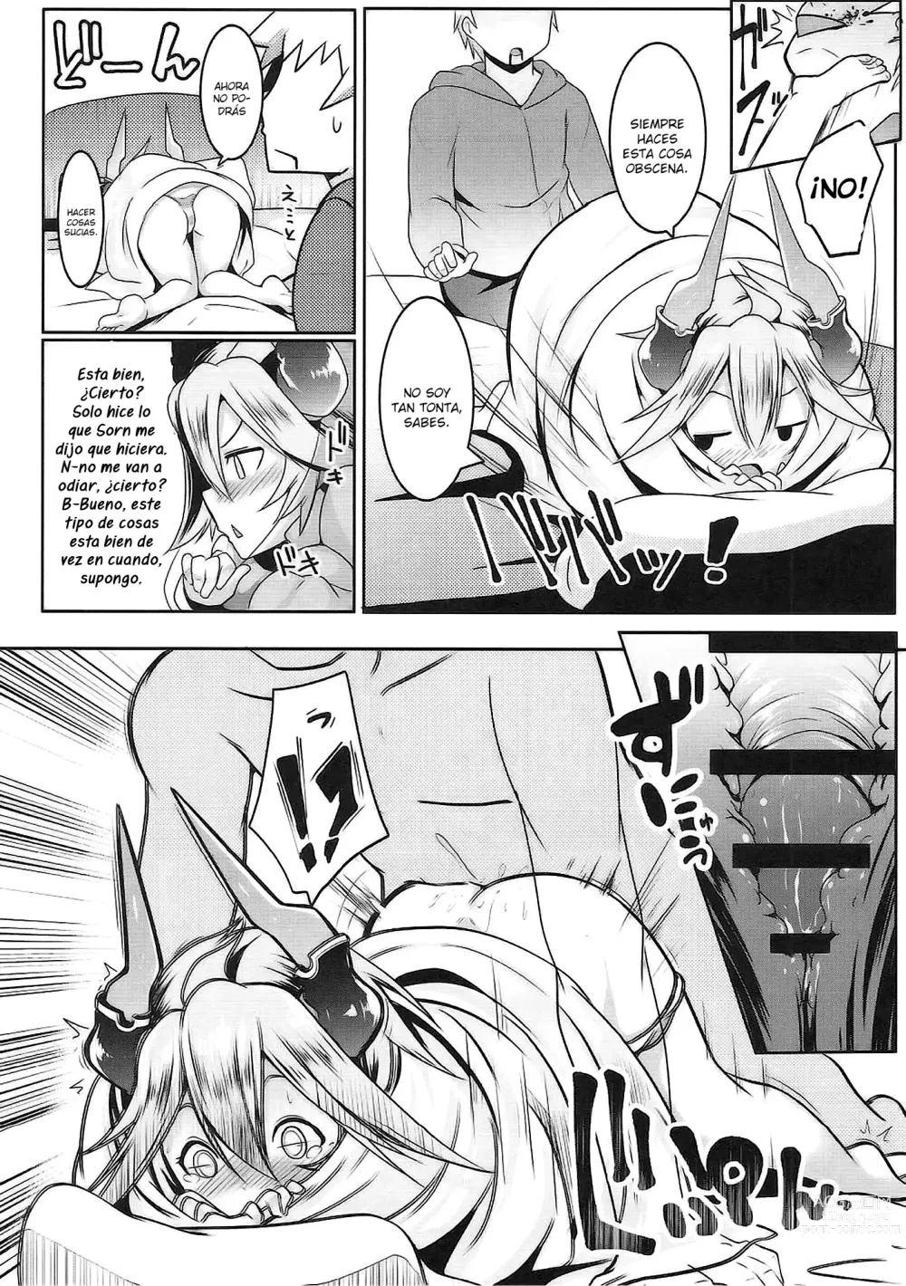 Page 11 of doujinshi I'm Bothered by Sarasa's Breast So I Can't Focus!