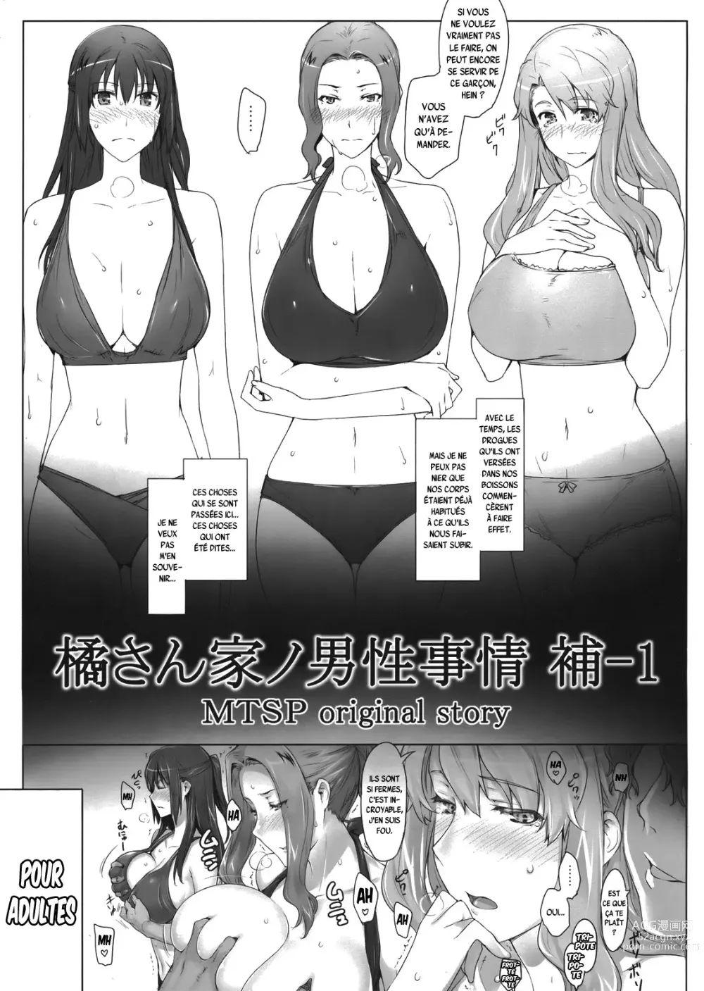 Page 1 of doujinshi Tachibana-san-chi no Dansei Jijou Ho - 1