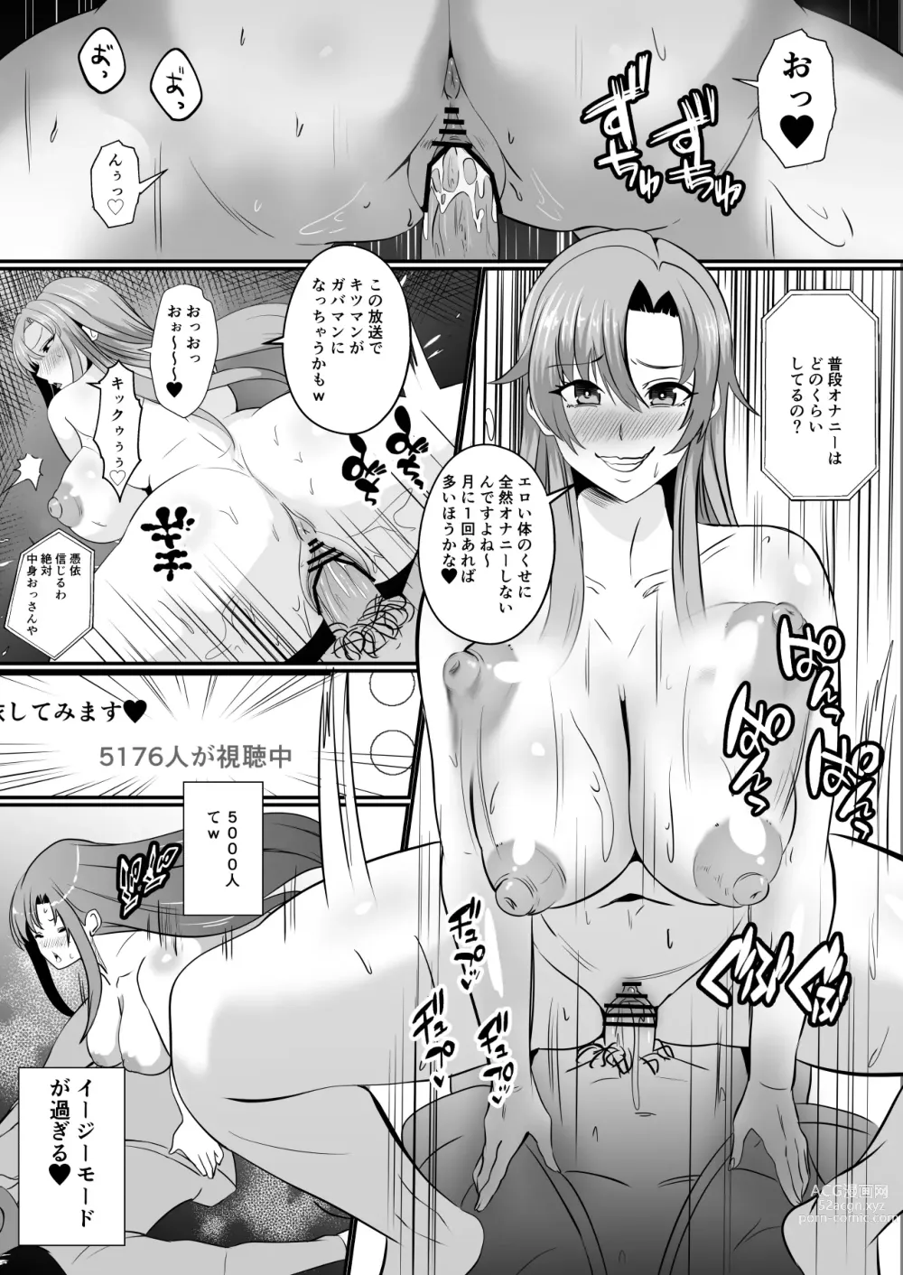 Page 21 of doujinshi Hyoui-kei YTuber ~ Ubatta Karada de Haishin Katsudou ~