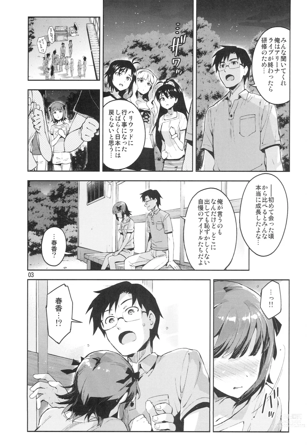 Page 2 of doujinshi Ore dake no M@STERPIECE