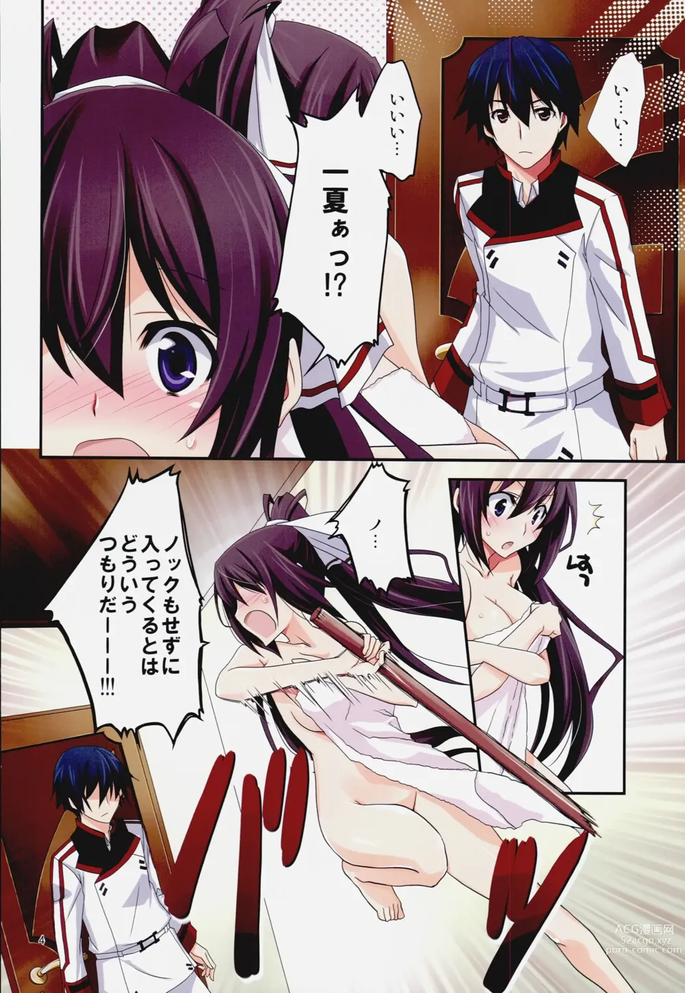 Page 4 of doujinshi Burst Up! Infinite Stratos FAN BOOK