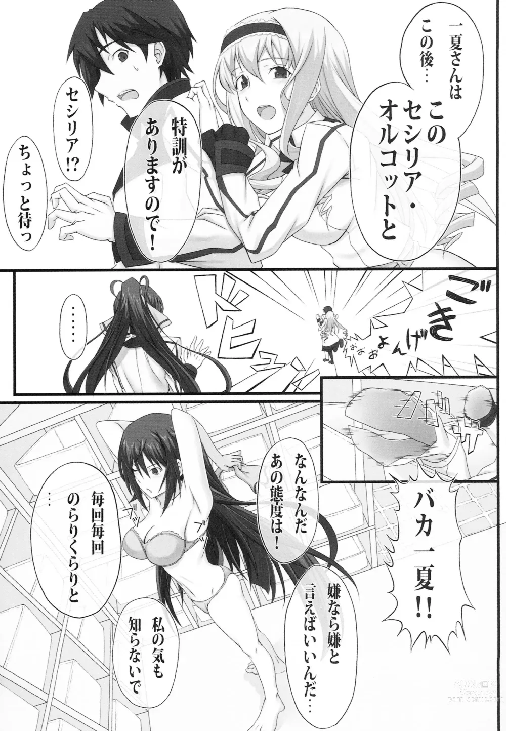 Page 4 of doujinshi Shinonono!