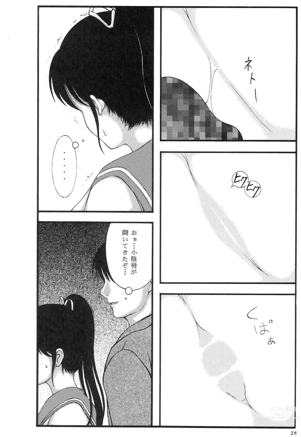 Page 27 of doujinshi Kyonyuu Chikan Kyouko to Natsumi Ponytail Soushuuhen