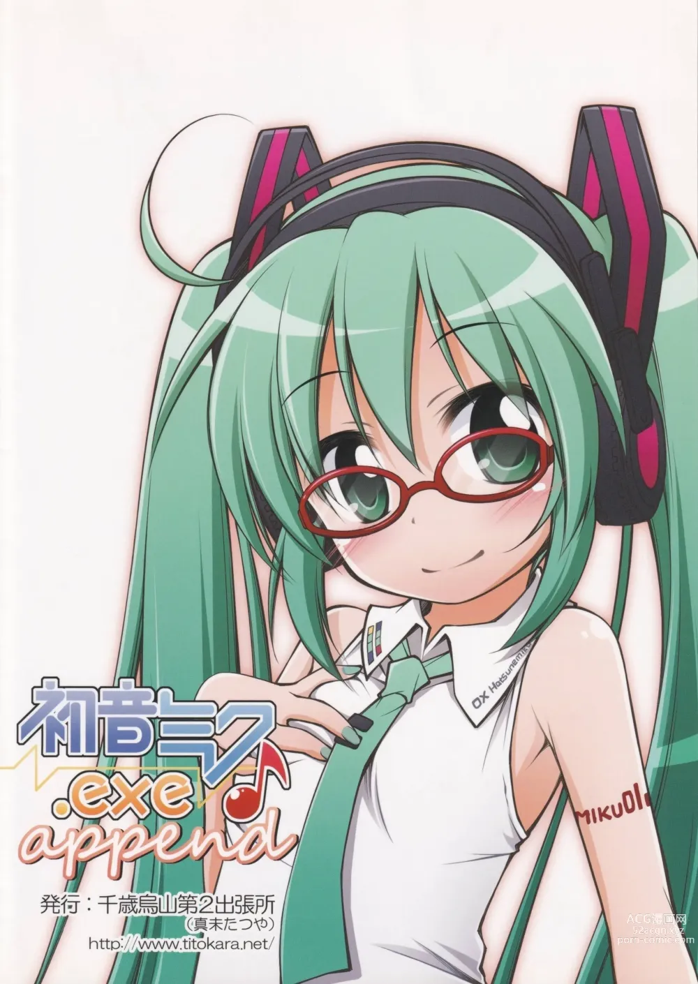 Page 14 of doujinshi Hatsune Miku.exe append