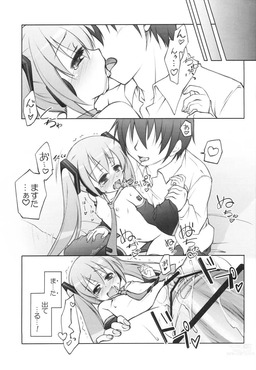 Page 4 of doujinshi Hatsune Miku.exe append