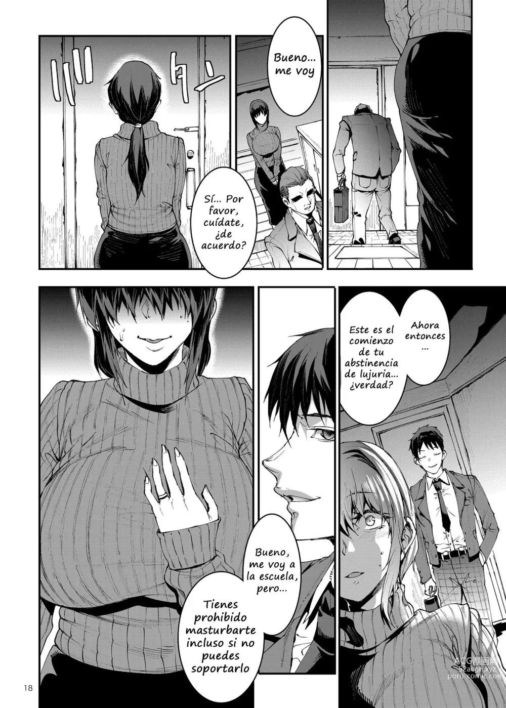 Page 18 of doujinshi Hitodzuma Miyoko ~Inyoku no Yuugure~