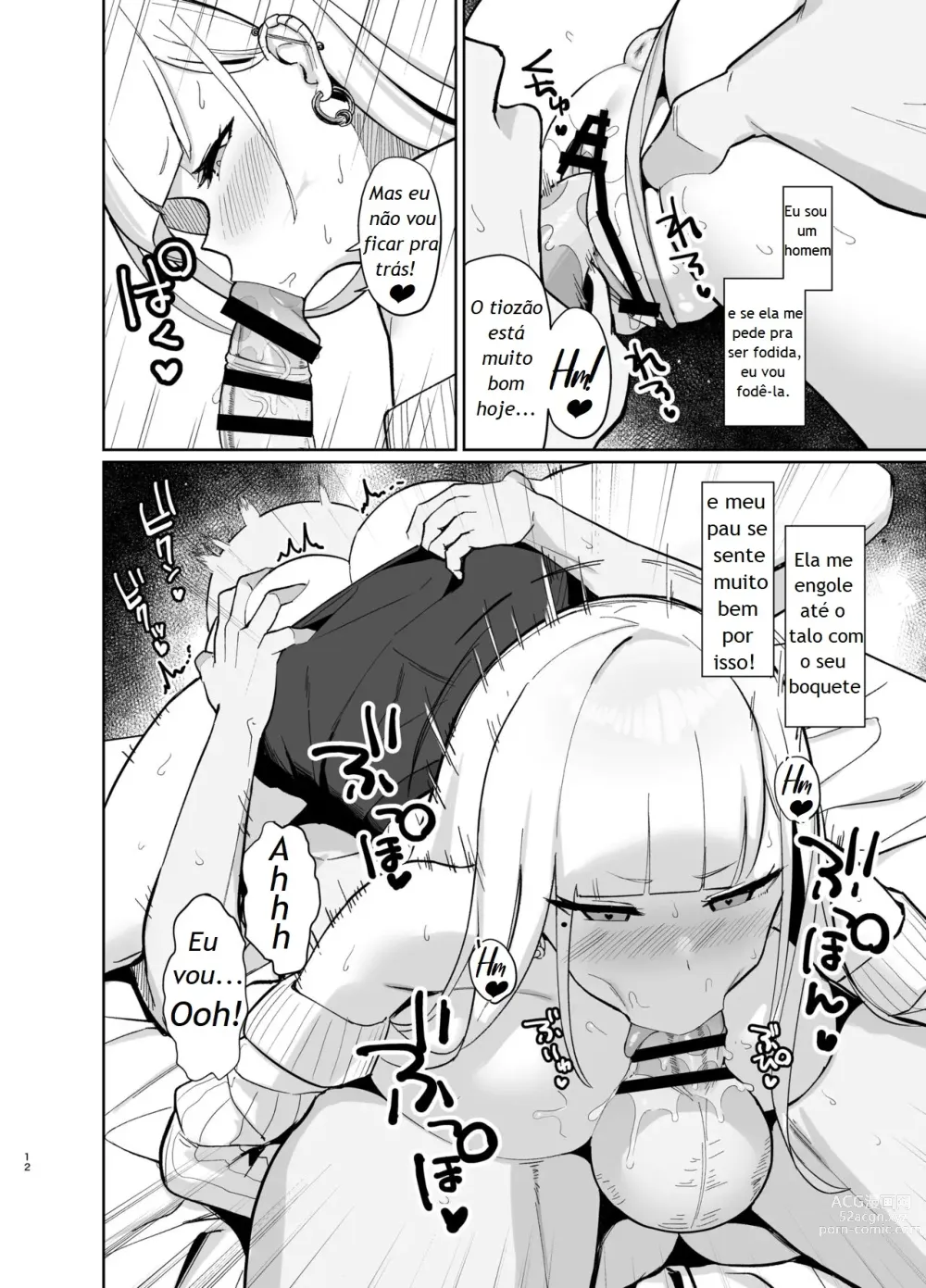 Page 11 of doujinshi Ecchi na Gal JK ni Iyasaretai Yatsu.