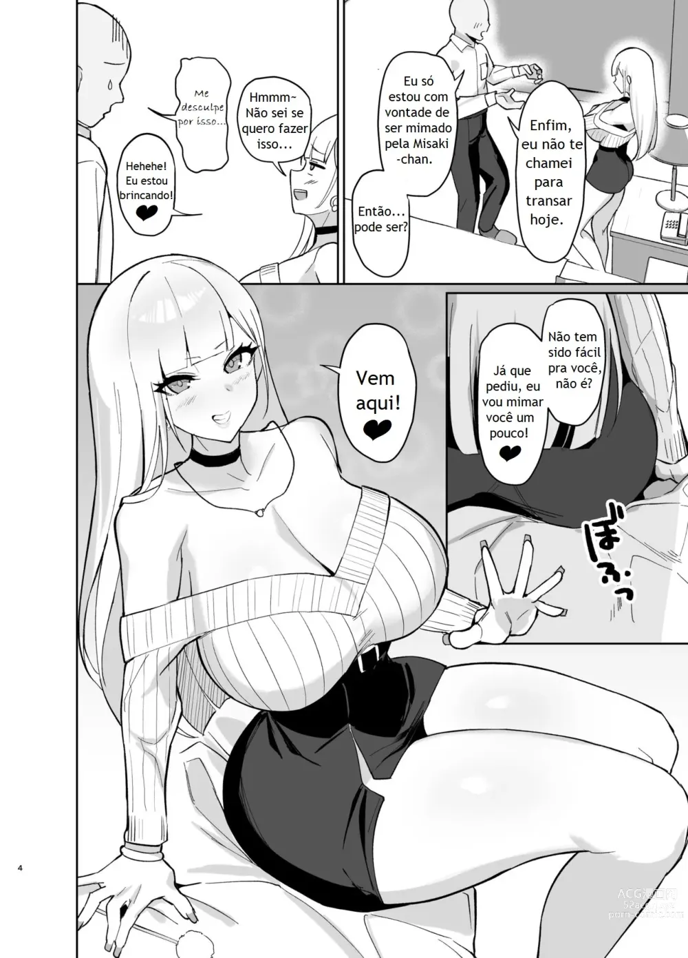 Page 3 of doujinshi Ecchi na Gal JK ni Iyasaretai Yatsu.