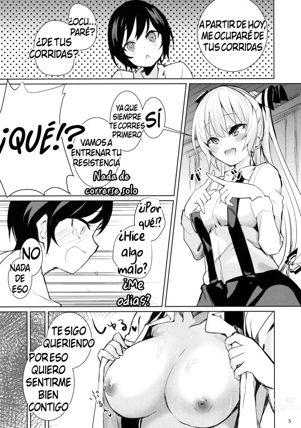 Page 4 of doujinshi Mokou Onee-chan to Shota ga Ecchi Suru Hon 3