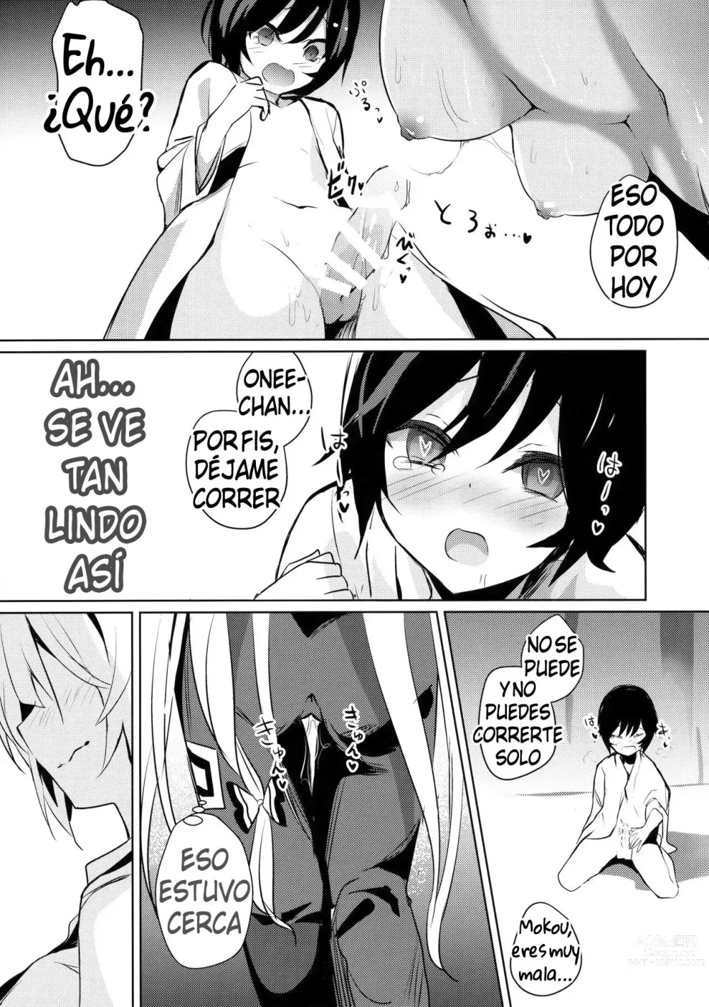 Page 8 of doujinshi Mokou Onee-chan to Shota ga Ecchi Suru Hon 3