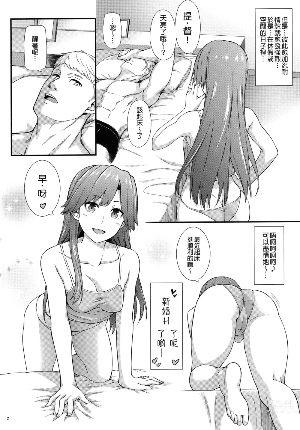 Page 4 of doujinshi Seikatsu Rhythm wa Asashio-gata 2