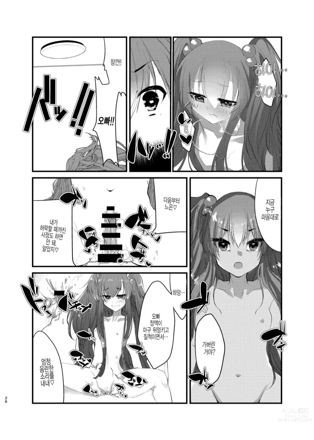 Page 25 of doujinshi 메스가키에게 지고싶지 않다고 생각했더니, 메스가키가 돼버렸던 건