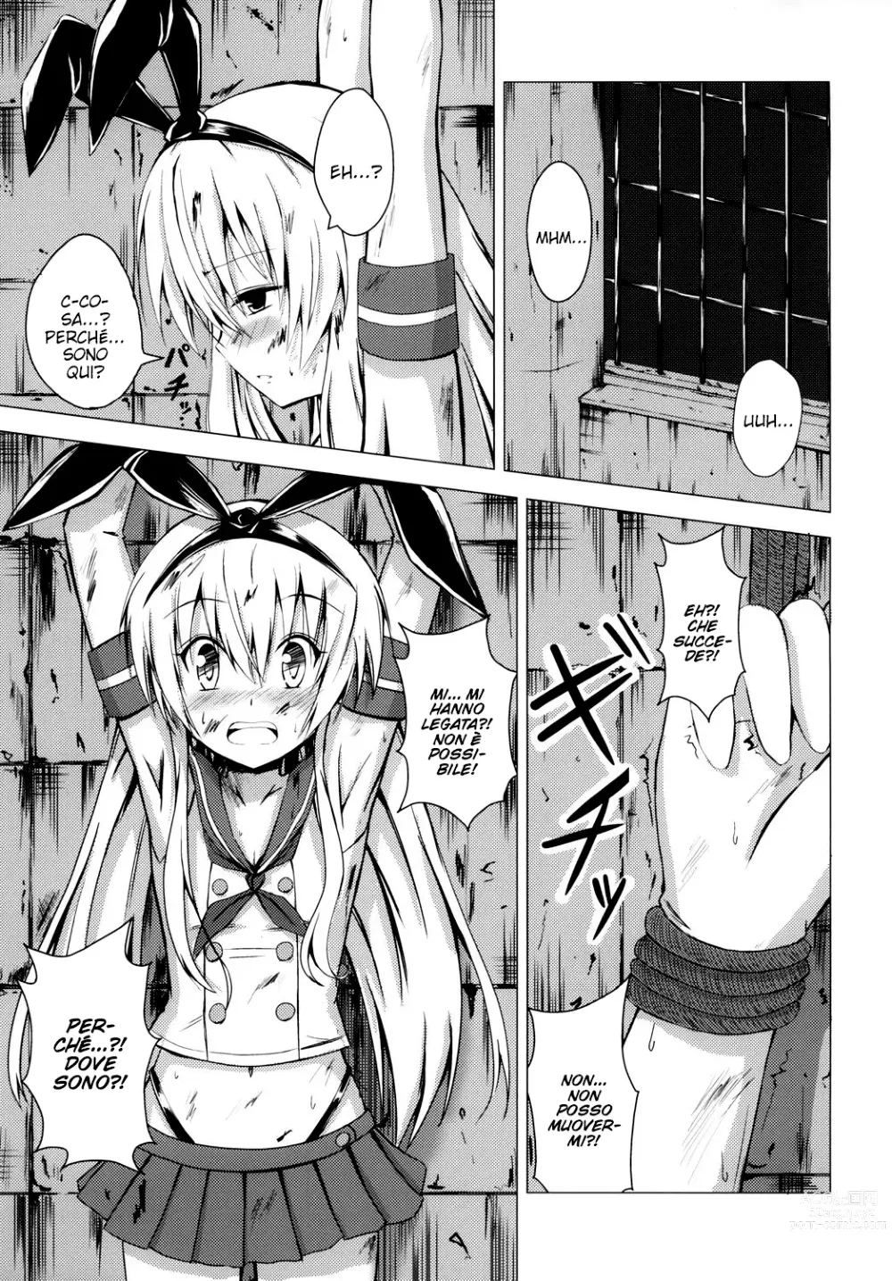 Page 3 of doujinshi Kuubo Wo-Kyuu-chan no Shimakaze Yuri Dorei Choukyou 1