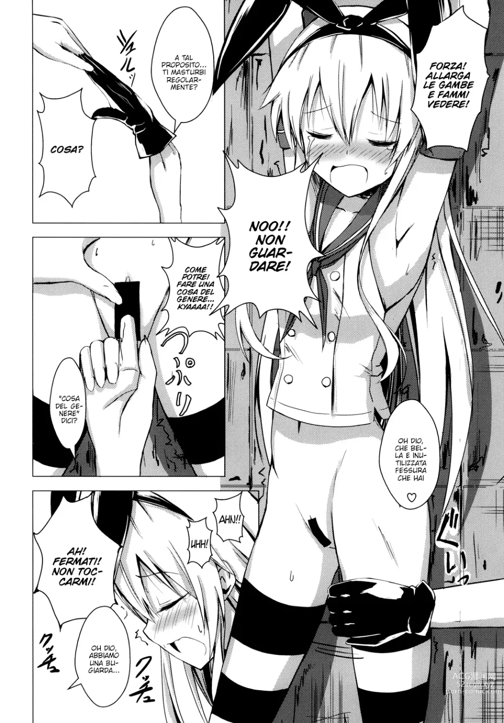 Page 10 of doujinshi Kuubo Wo-Kyuu-chan no Shimakaze Yuri Dorei Choukyou 1