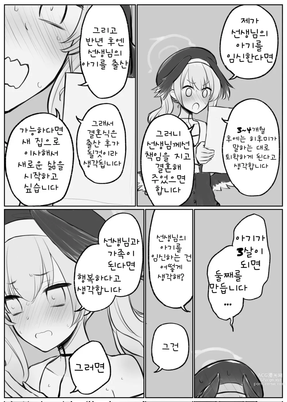 Page 36 of doujinshi 블루 아카이브 만화 모음