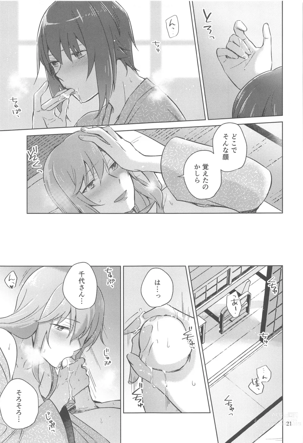 Page 20 of doujinshi Nishizumi to Shimada 2