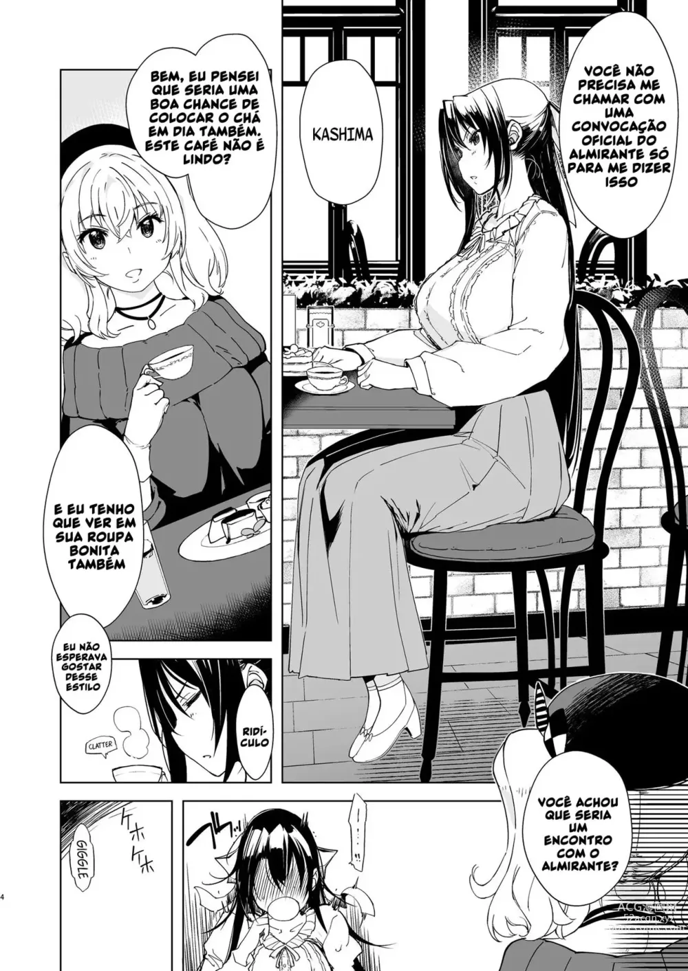 Page 3 of doujinshi Hishokan Kashima no Houkokusho 3