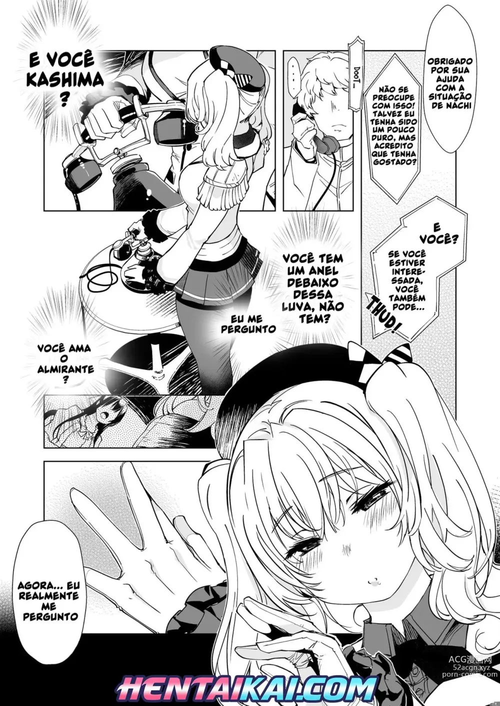 Page 56 of doujinshi Hishokan Kashima no Houkokusho 3