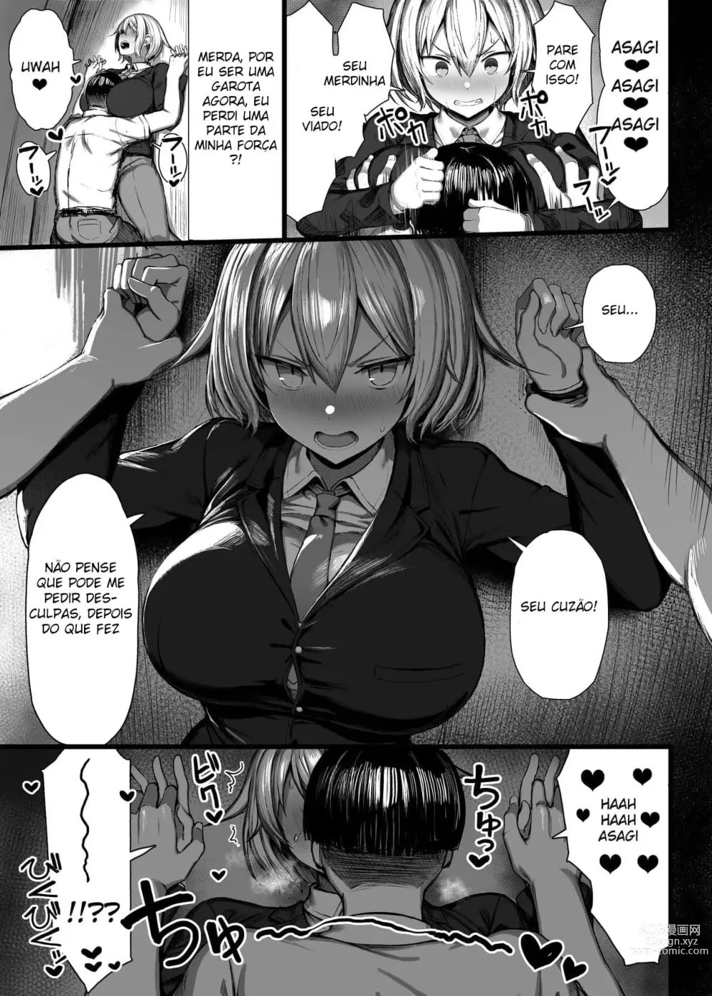 Page 8 of doujinshi My Bully, Turned Into A Girl.