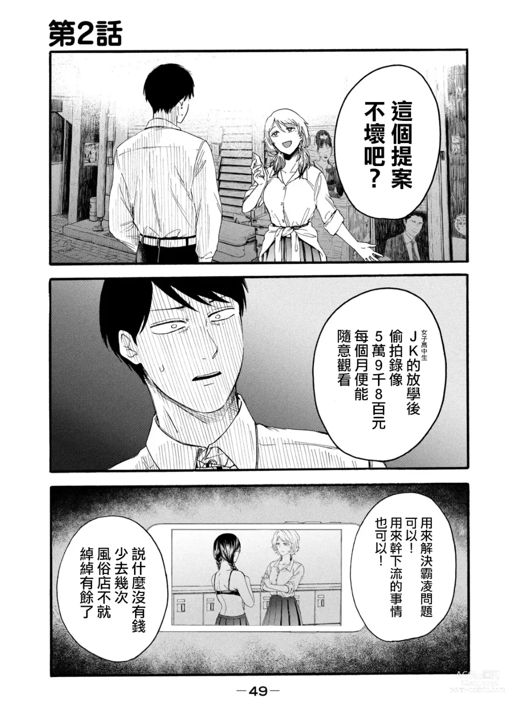 Page 51 of manga 百合花園也有蟲 第1-2卷