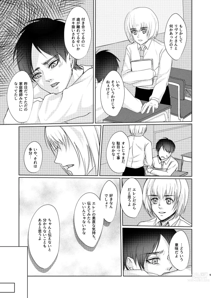 Page 8 of doujinshi Datte Koibito Nandakara