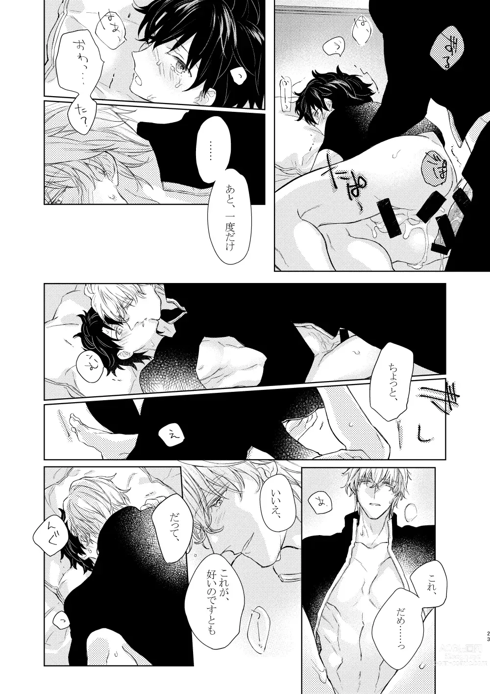 Page 22 of doujinshi Nete mo Samete mo