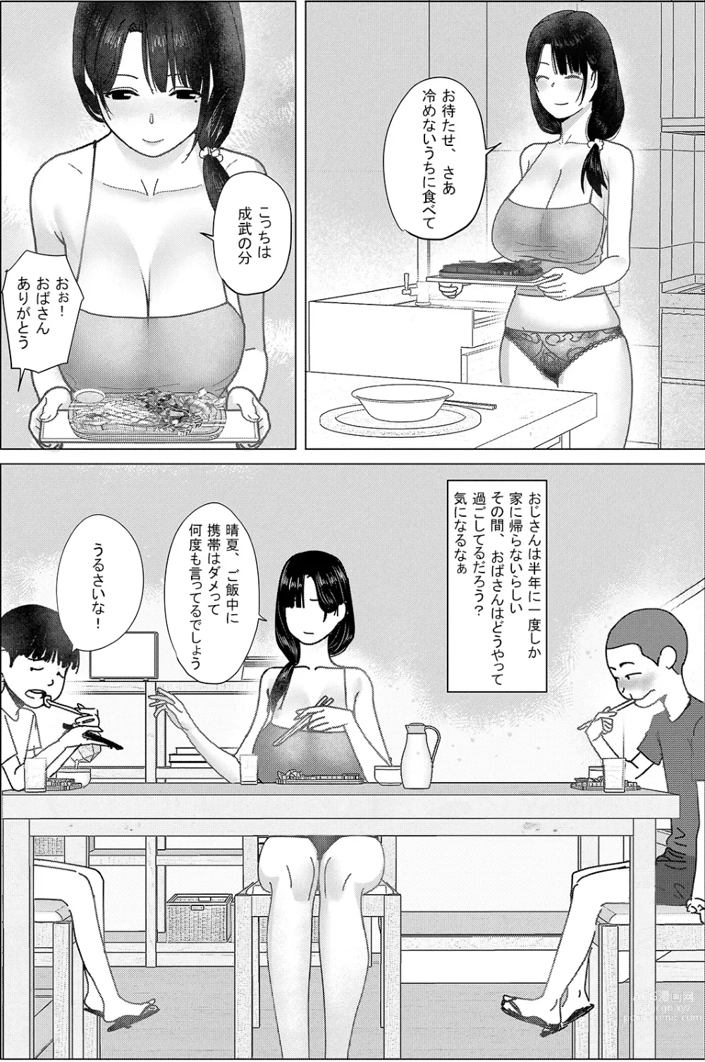 Page 5 of doujinshi Obasan! Issho ni Furo ni Haitte mo Ii?~~Ee?