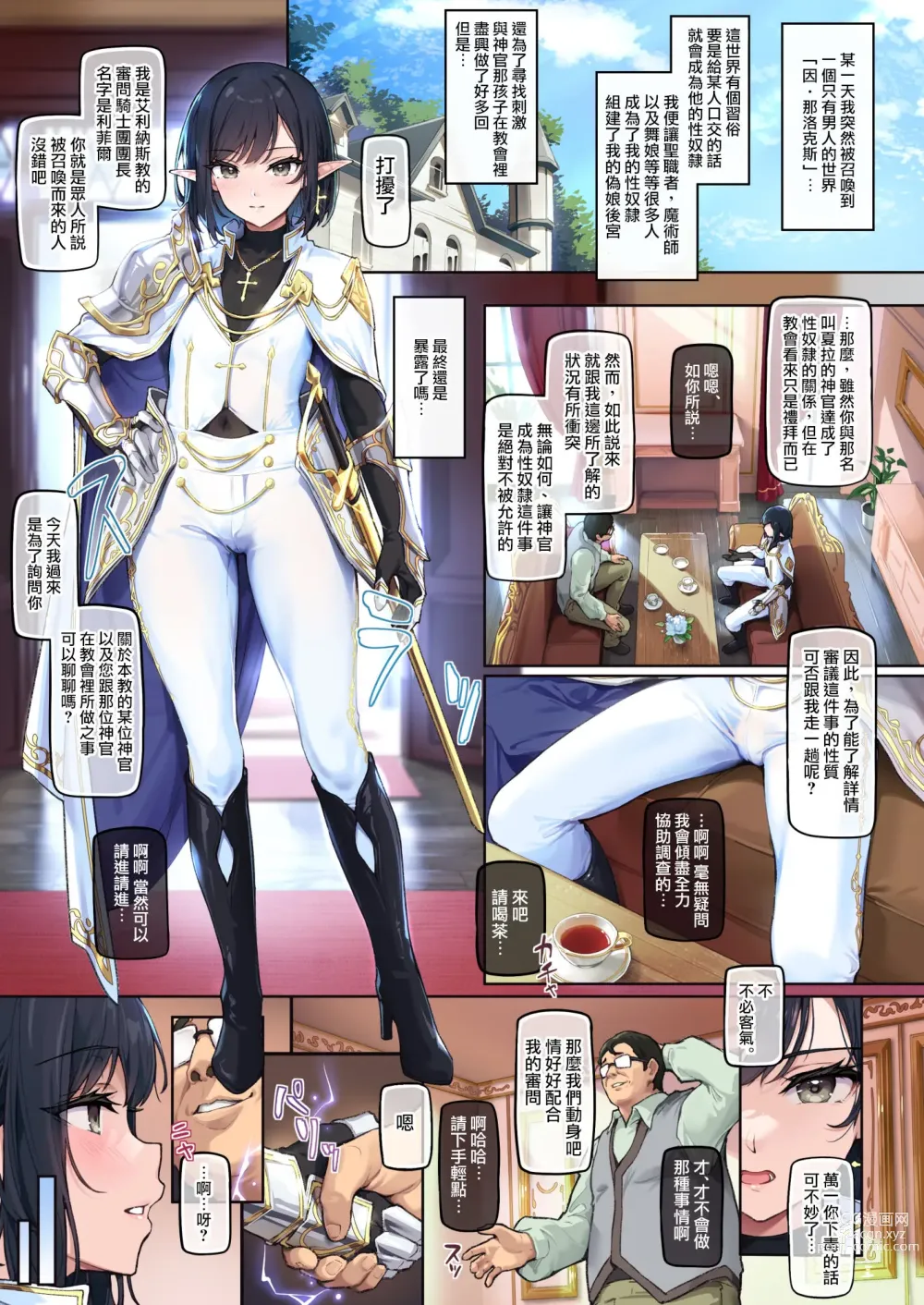 Page 3 of doujinshi 异世界伪娘昏睡调教～纯洁的圣骑士♂被巨根暴露变态性癖的话 (decensored)