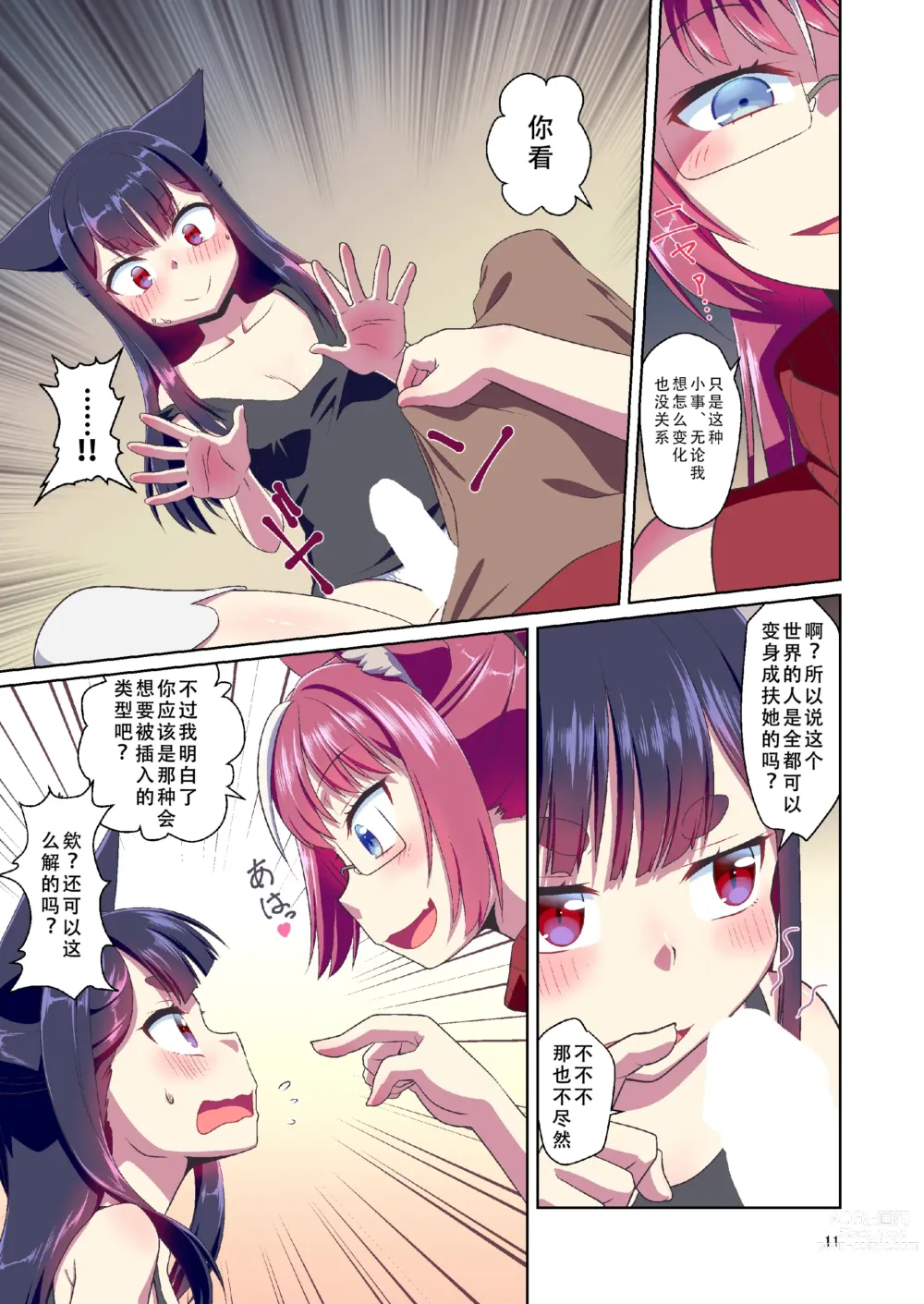 Page 11 of doujinshi Me ga Sametara Kemomimi Shoujo ni Natteita Ohanashi 2