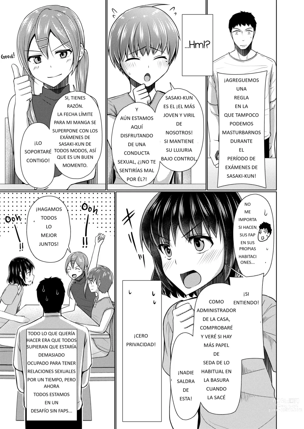 Page 6 of doujinshi Share House! x Share Penis!! Final