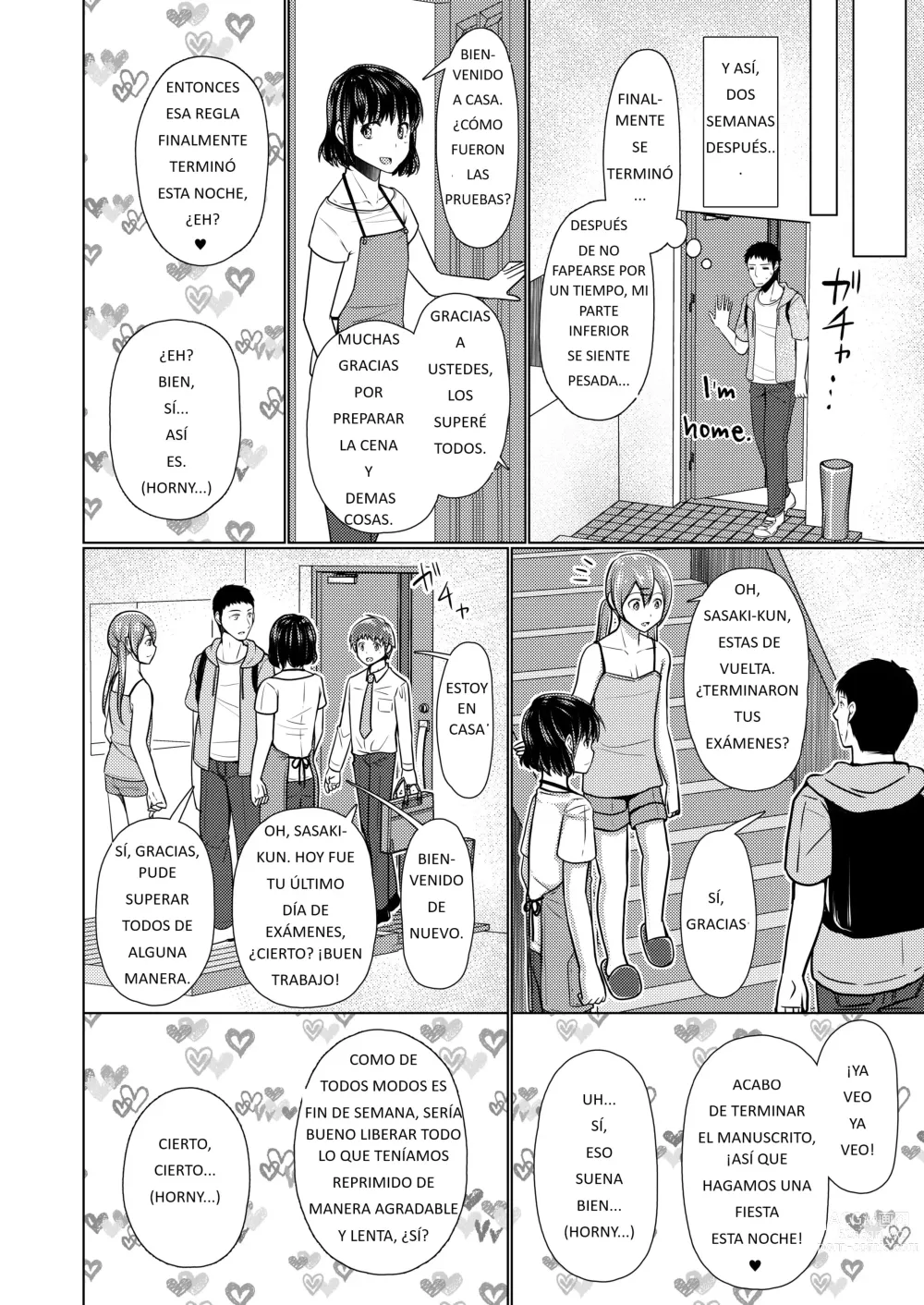 Page 7 of doujinshi Share House! x Share Penis!! Final