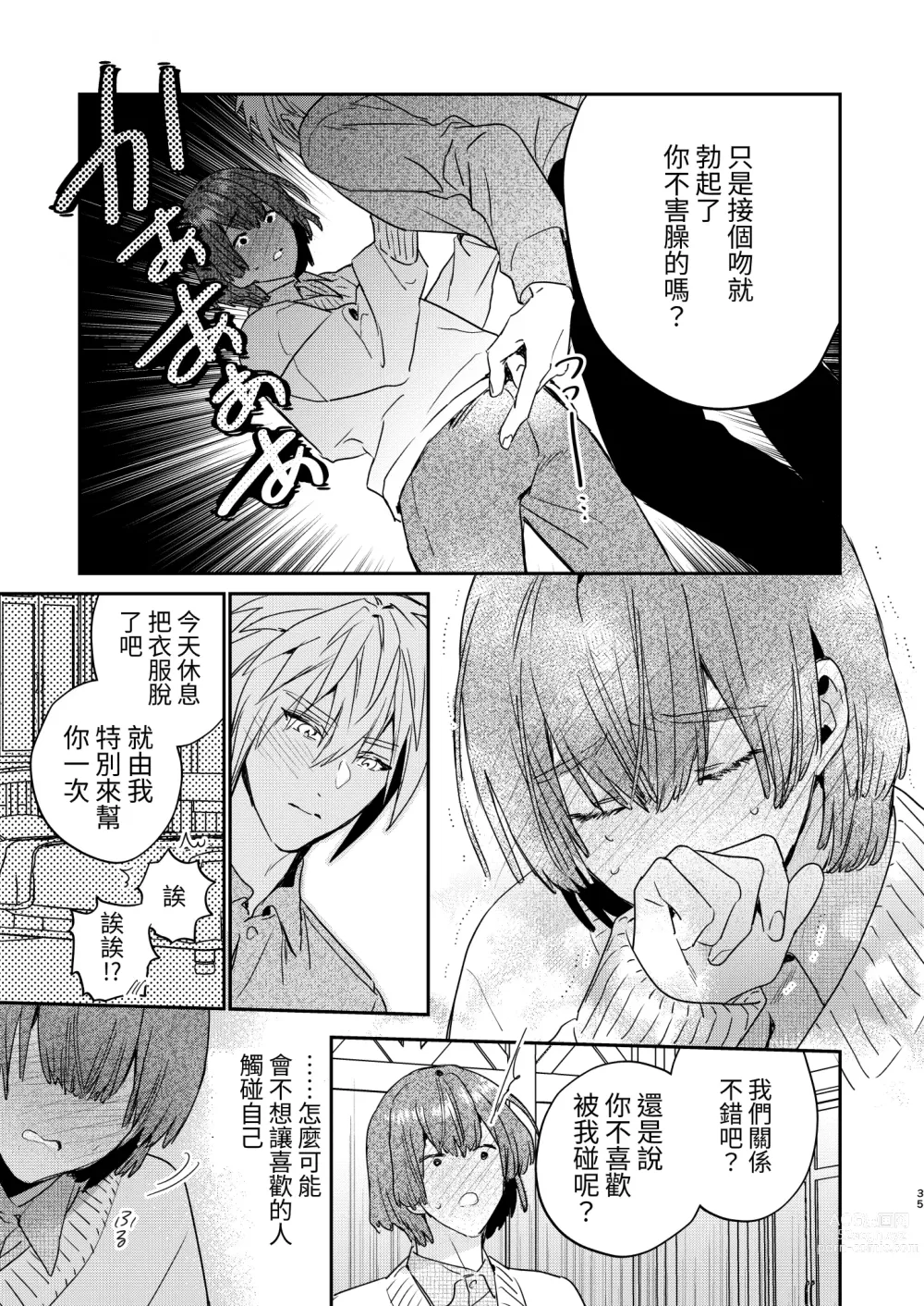 Page 35 of doujinshi Tensei mobu wa BL gē no sekai de hame rare kōryaku sa remashita! ?