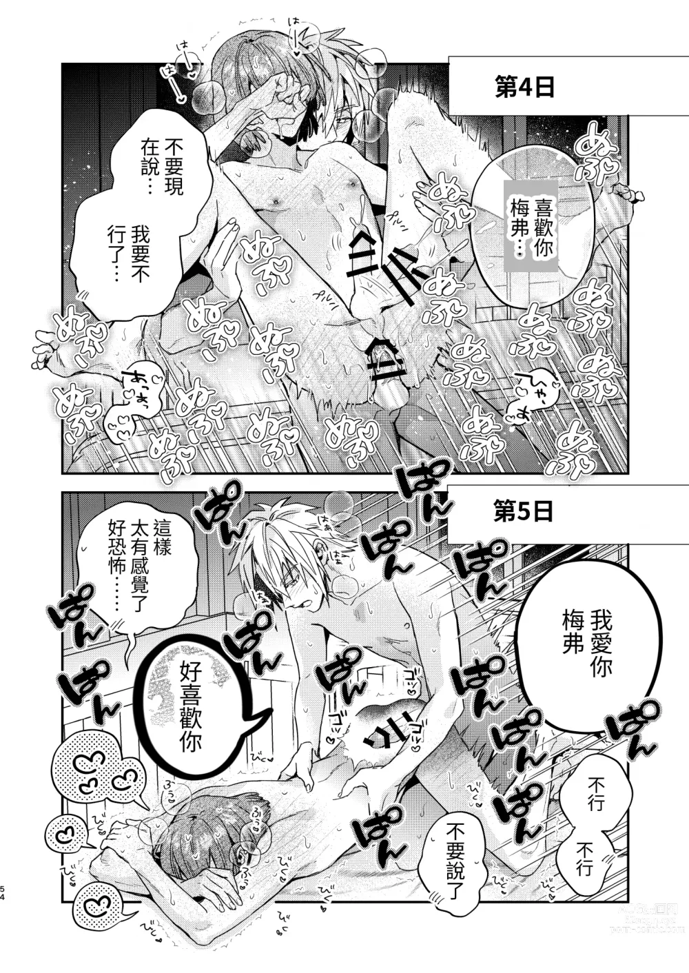 Page 54 of doujinshi Tensei mobu wa BL gē no sekai de hame rare kōryaku sa remashita! ?