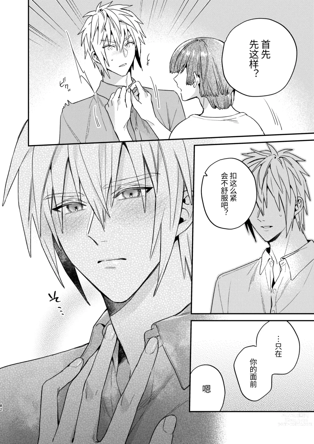 Page 82 of doujinshi Tensei mobu wa BL gē no sekai de hame rare kōryaku sa remashita! ?2