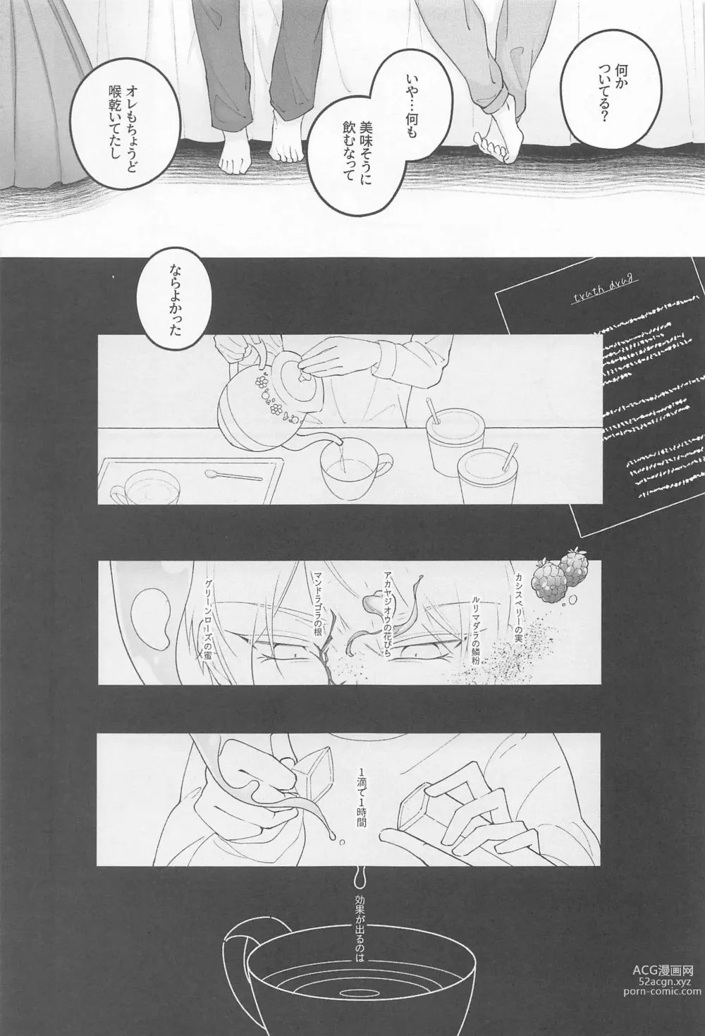 Page 14 of doujinshi No use crying.