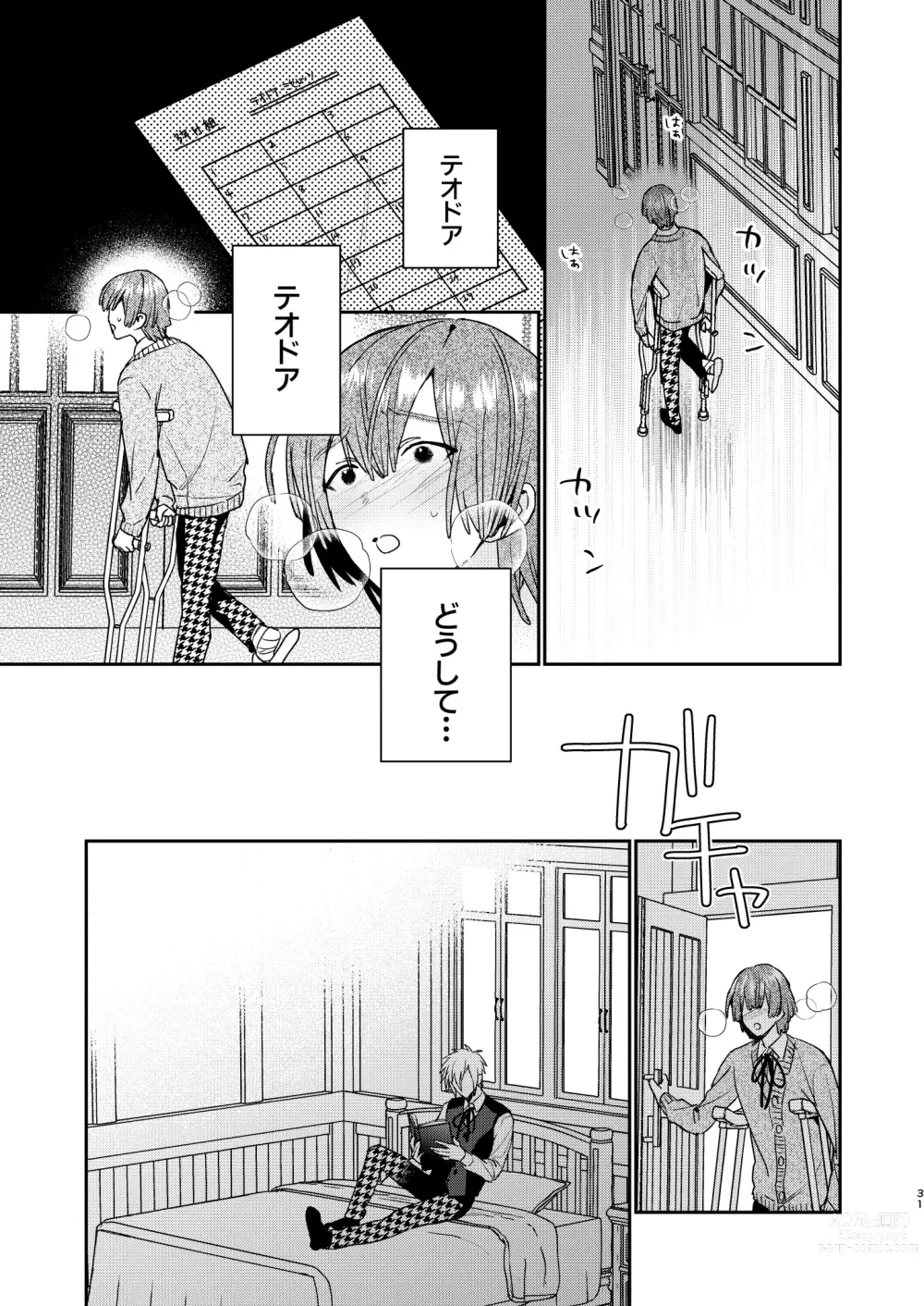 Page 31 of doujinshi Tensei mobu wa BL gē no sekai de hame rare kōryaku sa remashita! ?3