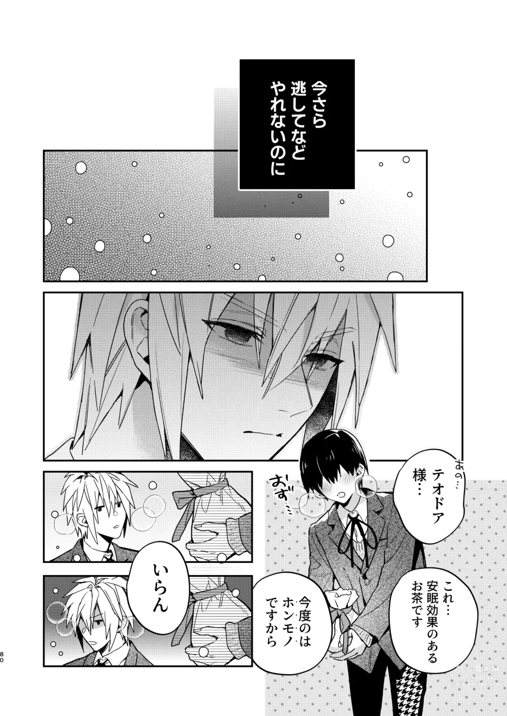 Page 80 of doujinshi Tensei mobu wa BL gē no sekai de hame rare kōryaku sa remashita! ?3