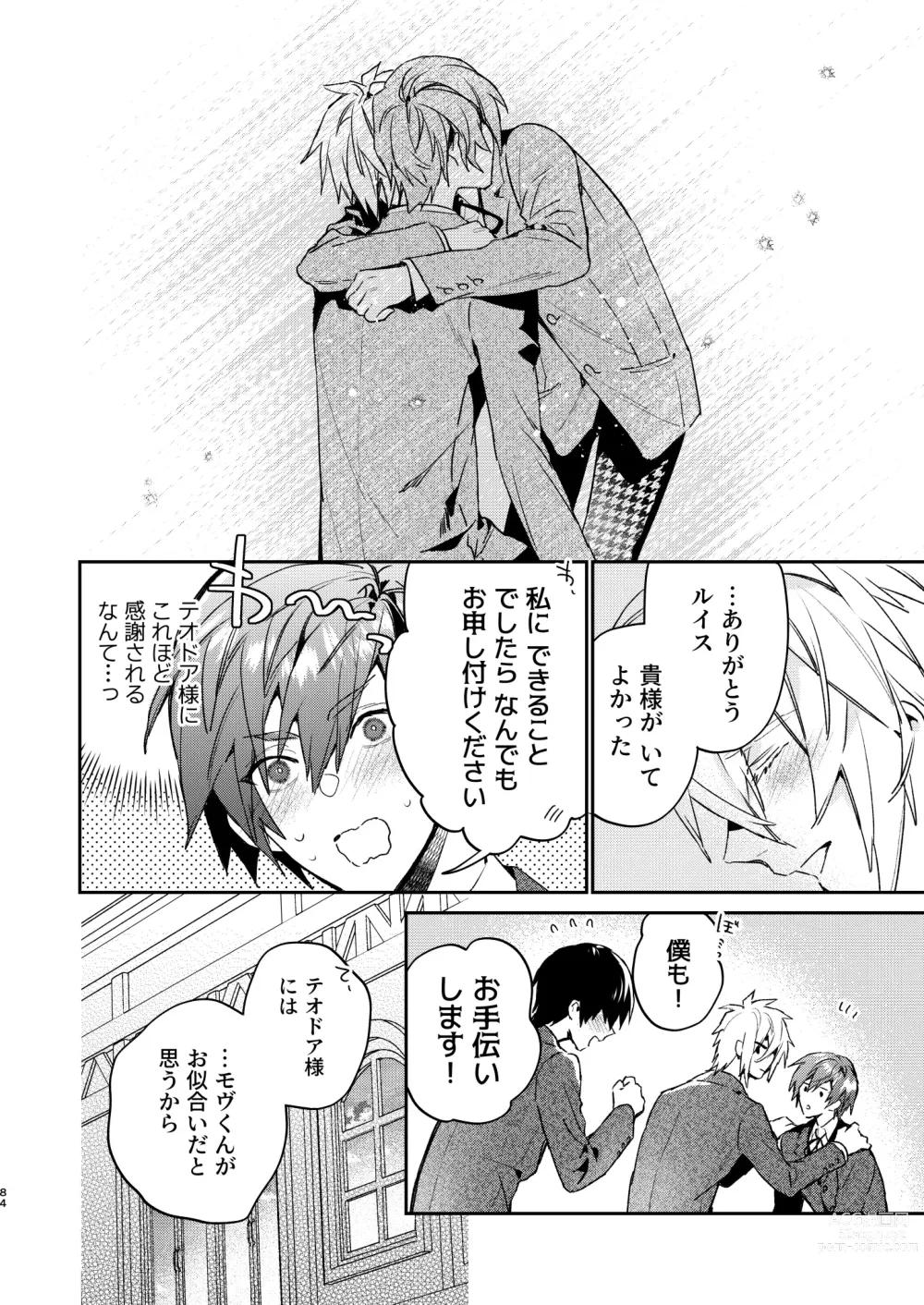 Page 84 of doujinshi Tensei mobu wa BL gē no sekai de hame rare kōryaku sa remashita! ?3