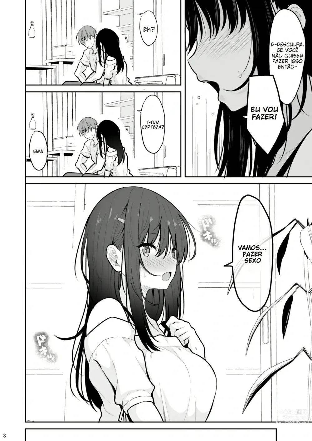 Page 7 of doujinshi Seiso na Kanojo o Nakadashi Chuudoku ni Saseru made