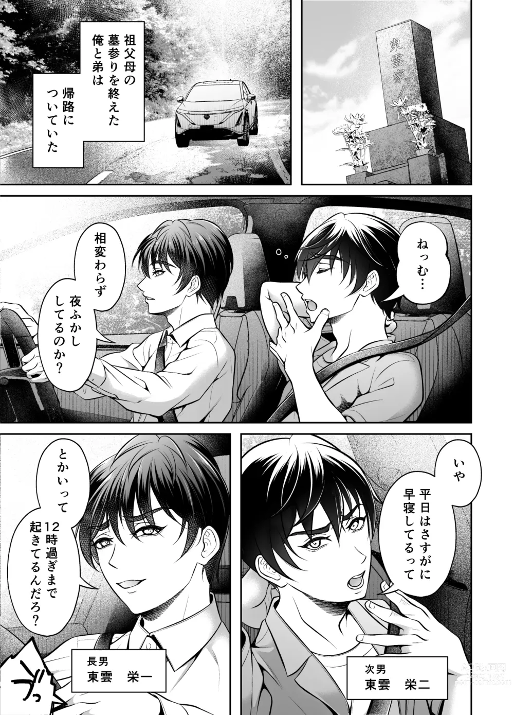 Page 2 of doujinshi Kyoudai Douji Zecchou ~Binkan Joushi Series~