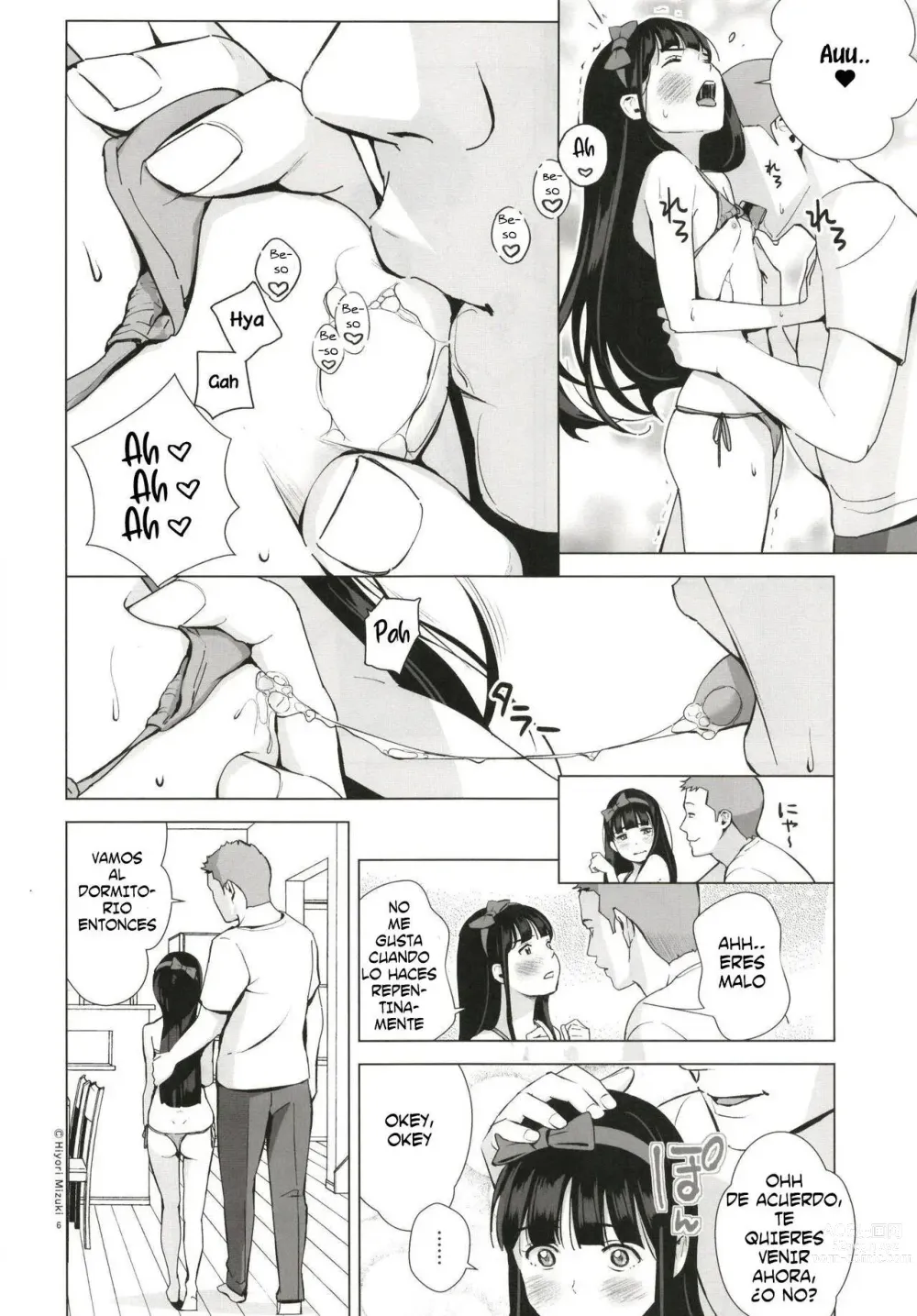 Page 8 of doujinshi Lovey dovey everyday with a growing girl Kuroki Moe 13 Years Old