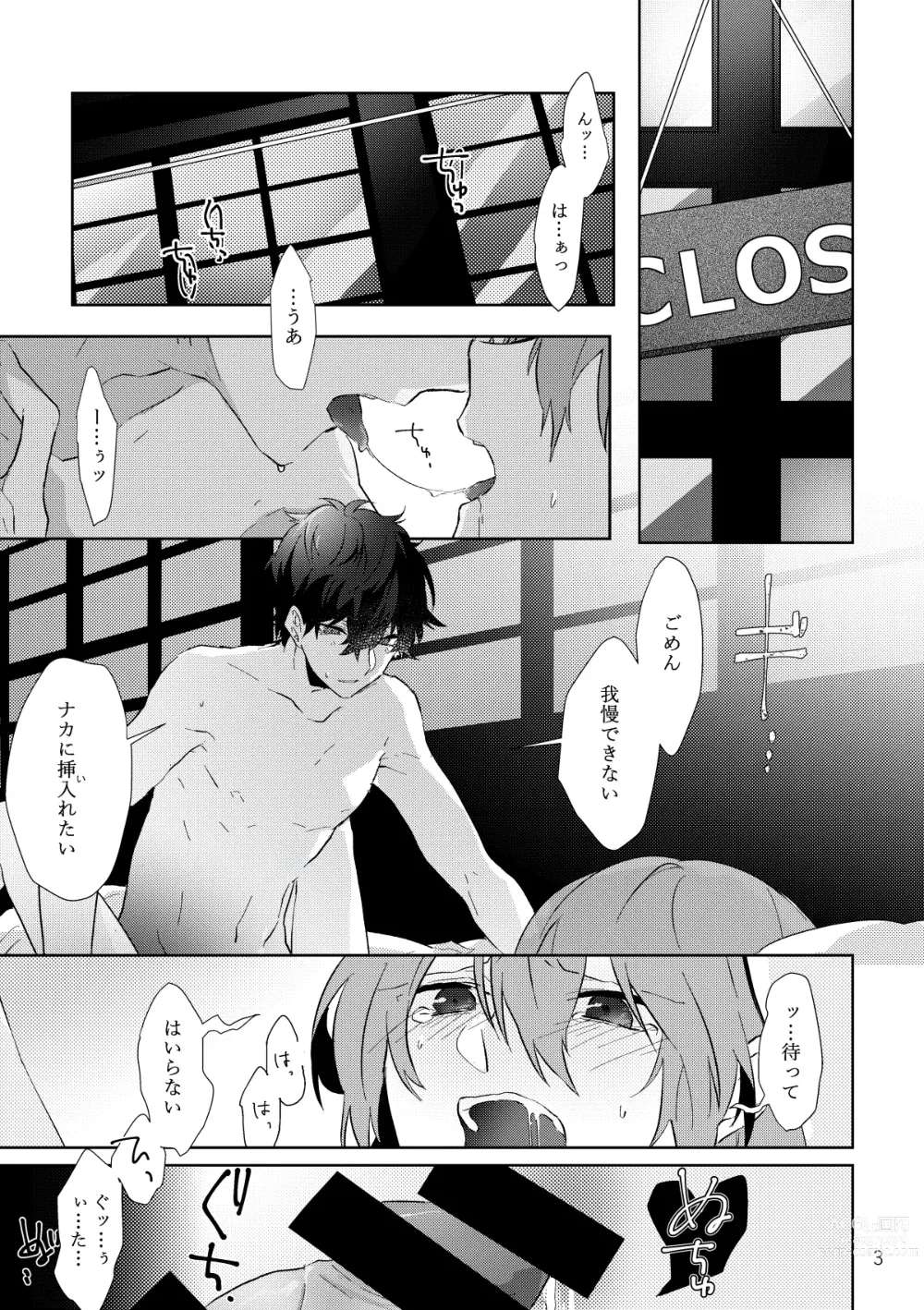 Page 2 of doujinshi Ninchi no chikara tte suge-e!