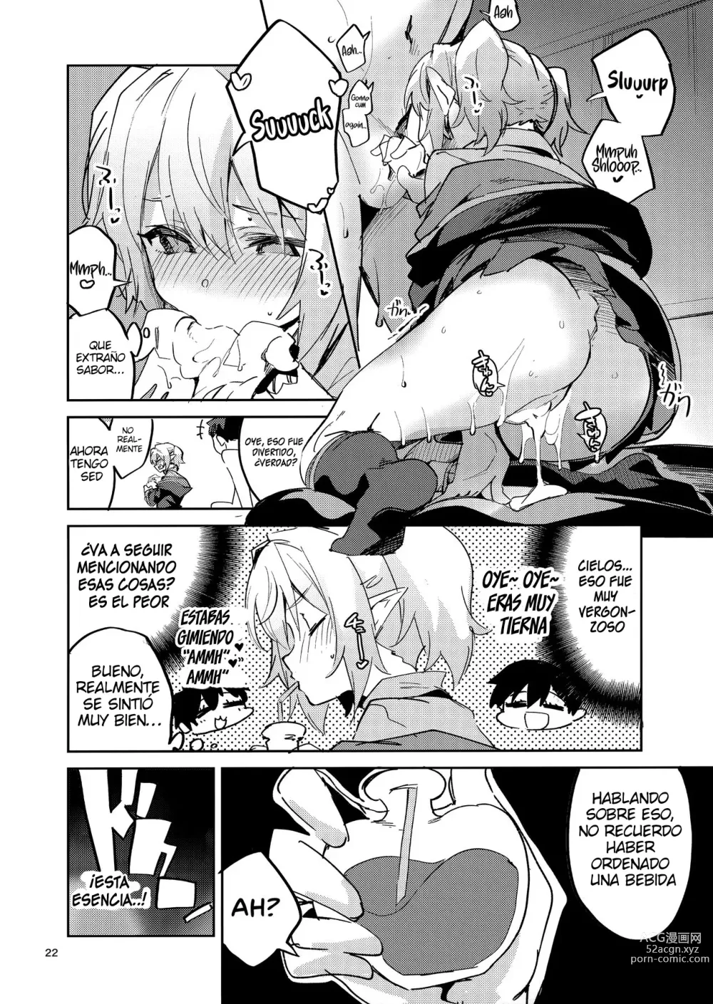 Page 21 of doujinshi Koigusuri wa Kuchi ni Amashi - Love Potion is sweet to the mouth