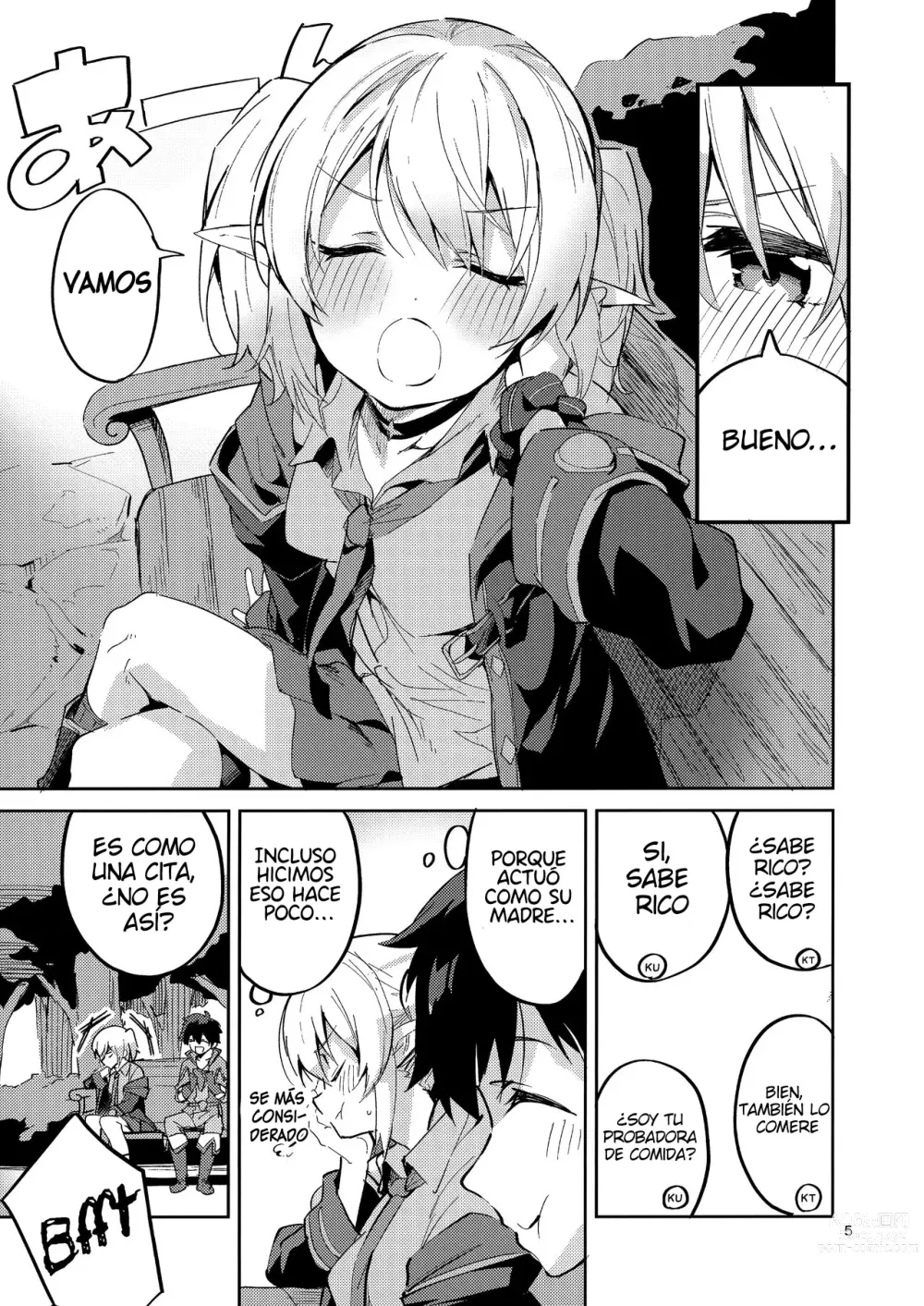 Page 4 of doujinshi Koigusuri wa Kuchi ni Amashi - Love Potion is sweet to the mouth