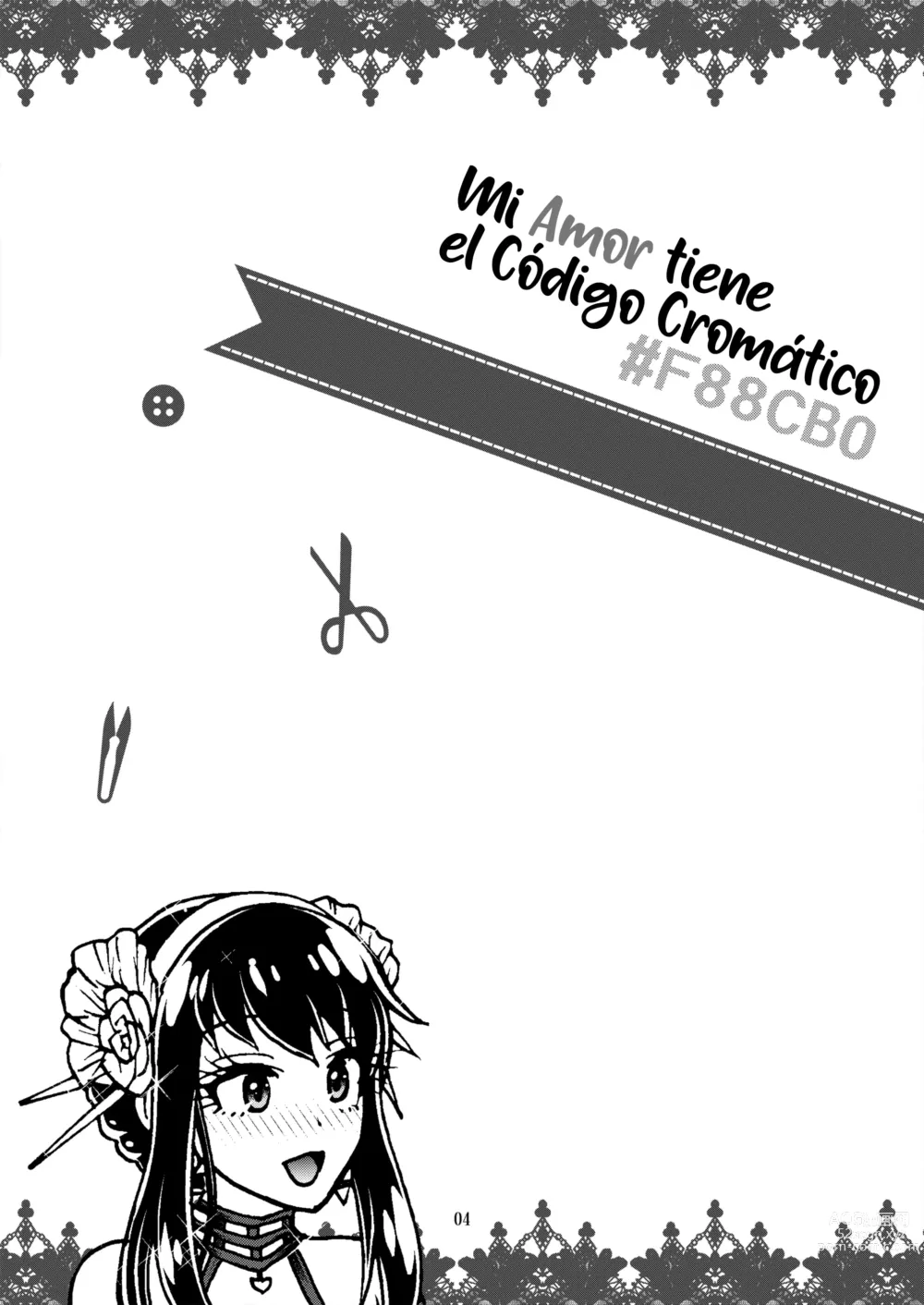 Page 3 of doujinshi Mi Amor tiene el Código Cromático #F88CB0