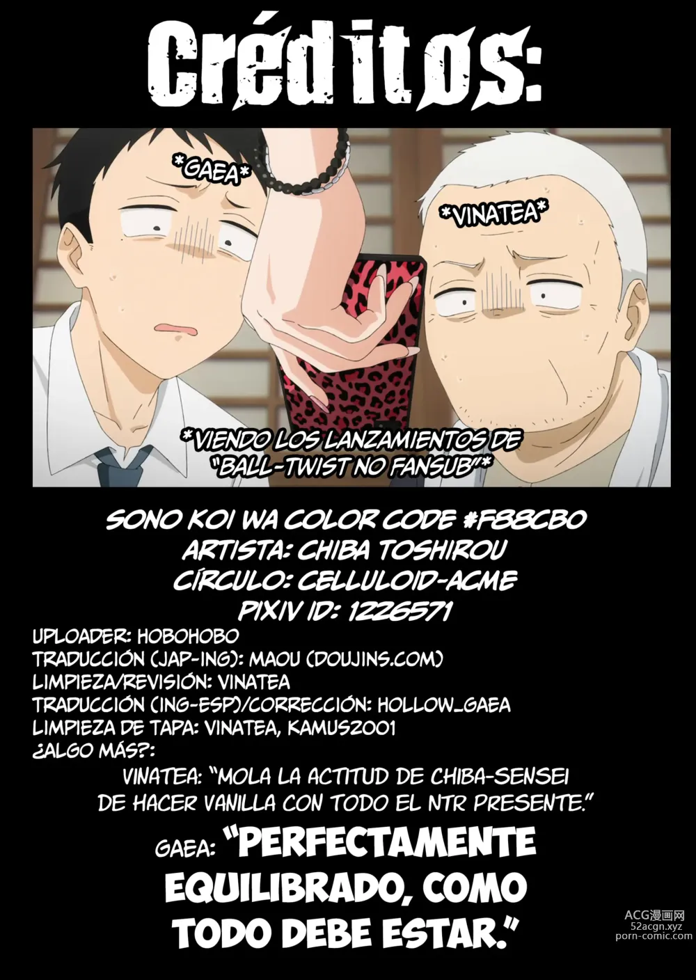 Page 25 of doujinshi Mi Amor tiene el Código Cromático #F88CB0