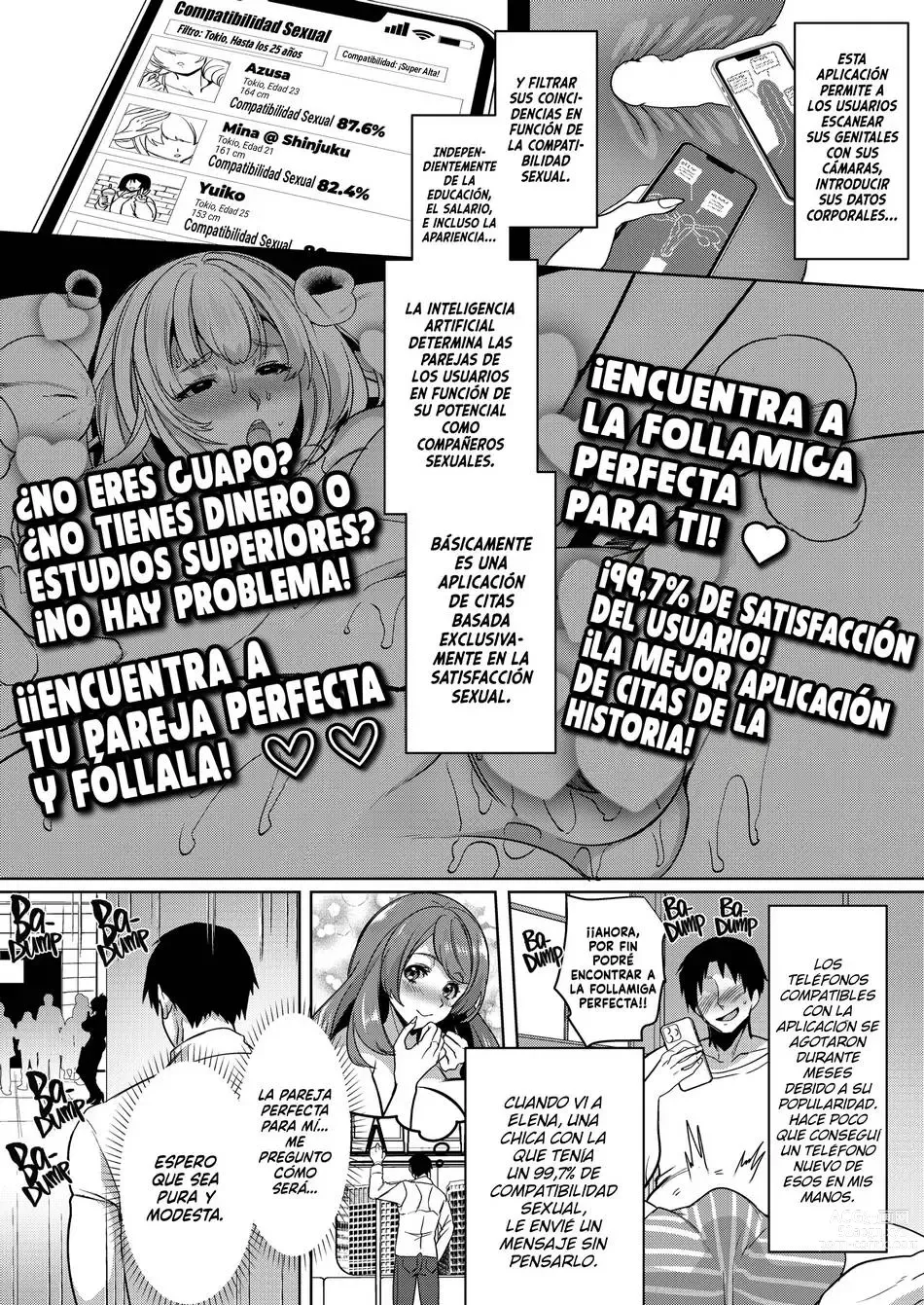 Page 3 of doujinshi Seiki Matching Appli de Deatta Karada no Aishou dake wa Saikou no Onna