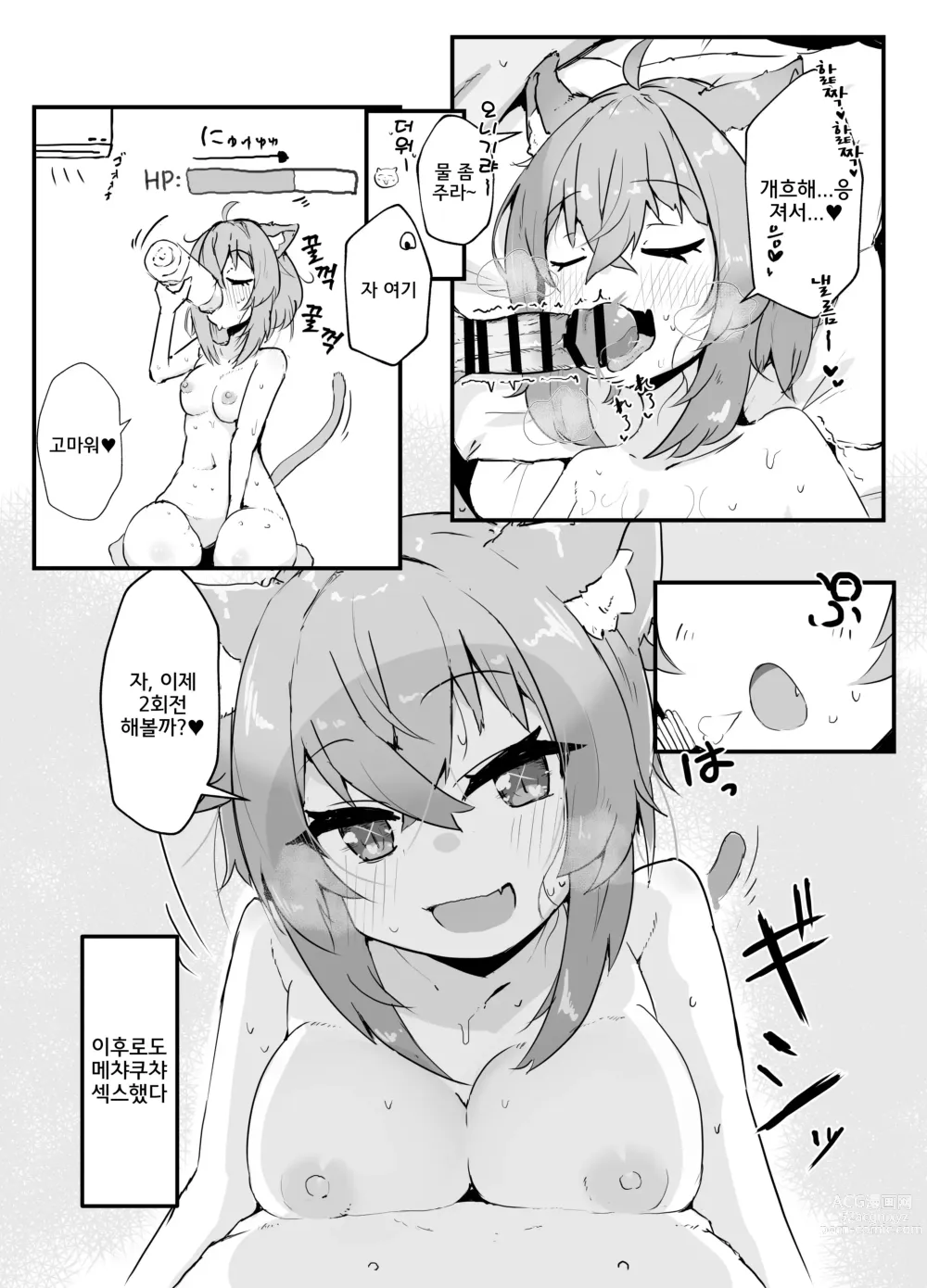 Page 14 of doujinshi 네코마타 오카유랑 알콩달콩 엣찌하는 책